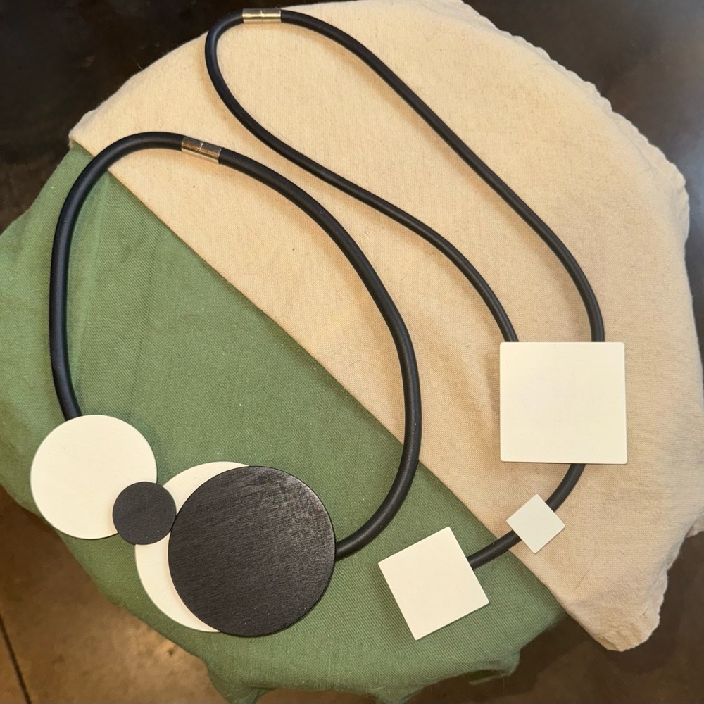 Pair of Geometric Necklaces